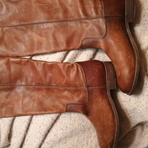 Brown Leather Riding Boots